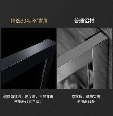 배로 배로 배수성 샤워실 접이식 문과 롤러 슬라이딩