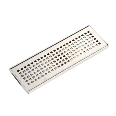 현대 단순 패션 SS 304 316 스테인리스 스틸 선형 쇼룸 바닥 배수기 보이지 않는