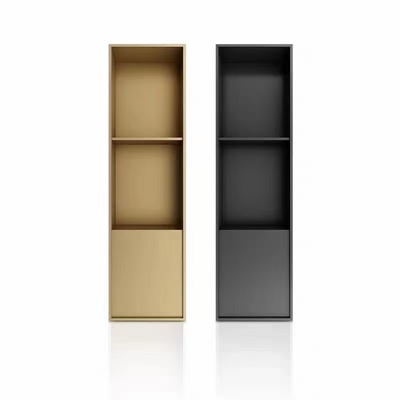 현대 디자인 스테인리스 스틸 샤워 틈새 선반 12x12 12x20 12x24 비누와 샴푸