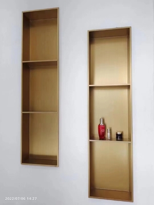 검은색 현대 디자인 스타일 침착 목욕탕 벽 틈 샤워 삽입 크롬 장식
