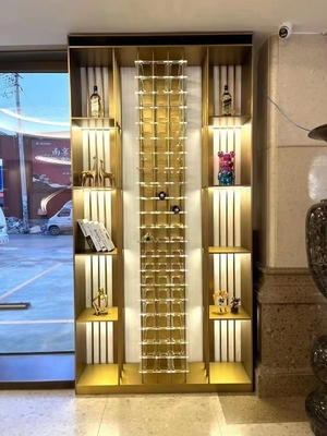 현대 욕실 디자인 LED 금 틈이 샤워 틈과 SMC 타일 및 트림