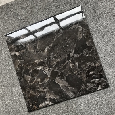 60 x 60cm 포르셀라나토 흑백 쿼커드 돌 대리석 바닥 타일 매트 마무리