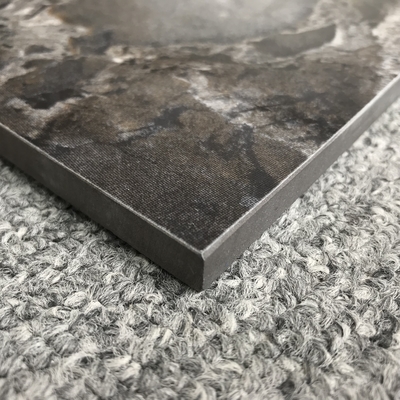 60 x 60cm 포르셀라나토 흑백 쿼커드 돌 대리석 바닥 타일 매트 마무리