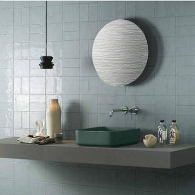거친 질감 150 x 150mm 포르셀라나토 세라믹 거울 지하철 부엌 벽돌
